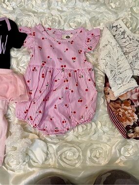 Baby clothes bundle cleaning out my closet 3/6 months